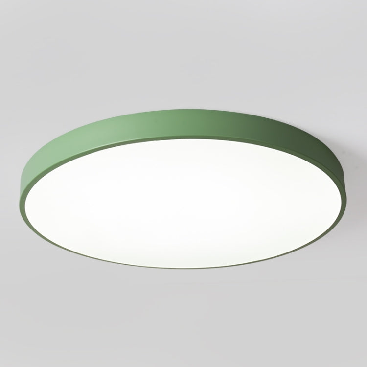 Macaron LED Round Ceiling Lamp, Stepless Dimming, Size:40cm(Green) by buy2fix