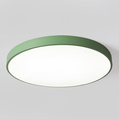 Macaron LED Round Ceiling Lamp, Stepless Dimming, Size:40cm(Green) by buy2fix