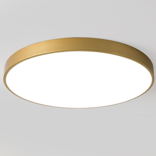 Macaron LED Round Ceiling Lamp, Stepless Dimming, Size:50cm(Gold) by buy2fix