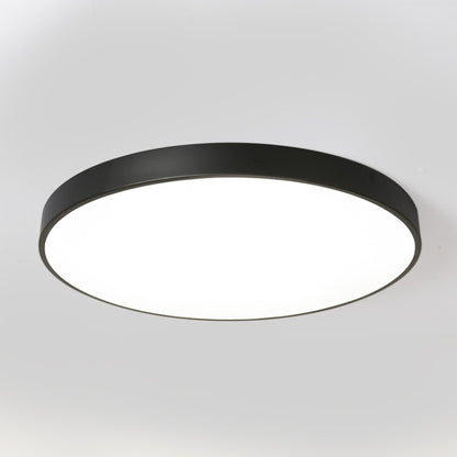 Macaron LED Round Ceiling Lamp, Stepless Dimming, Size:78cm(Black) by buy2fix