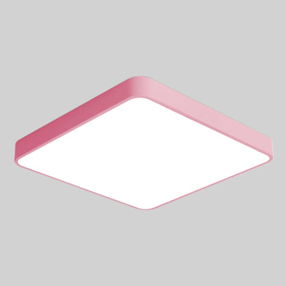 Macaron LED Square Ceiling Lamp, White Light, Size:60cm(Pink) - Celling Lights & Chandeliers by buy2fix | Online Shopping UK | buy2fix