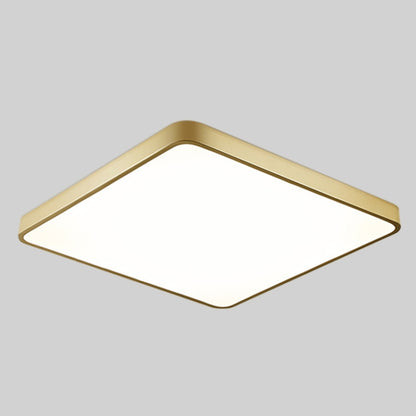 Macaron LED Square Ceiling Lamp, 3-Colors Light, Size:40cm(Gold) - Celling Lights & Chandeliers by buy2fix | Online Shopping UK | buy2fix