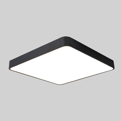 Macaron LED Square Ceiling Lamp, Stepless Dimming, Size:30cm(Black) - Celling Lights & Chandeliers by buy2fix | Online Shopping UK | buy2fix