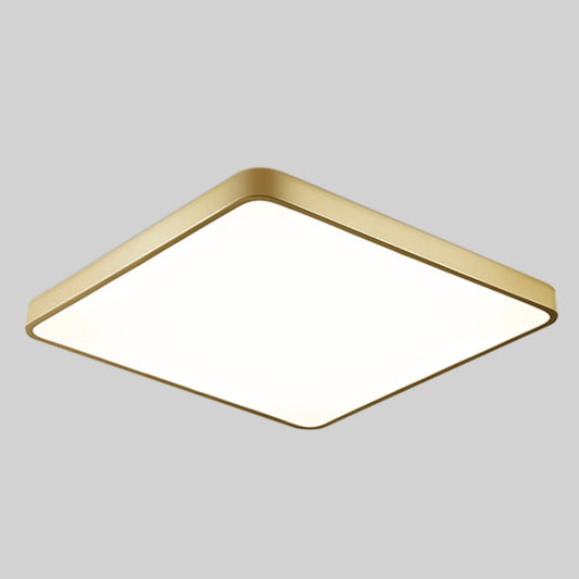 Macaron LED Square Ceiling Lamp, Stepless Dimming, Size:30cm(Gold) - Celling Lights & Chandeliers by buy2fix | Online Shopping UK | buy2fix