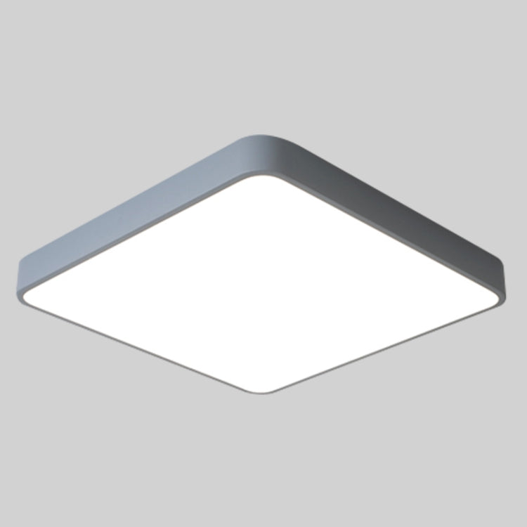 Macaron LED Square Ceiling Lamp, Stepless Dimming, Size:40cm(Grey) - Celling Lights & Chandeliers by buy2fix | Online Shopping UK | buy2fix