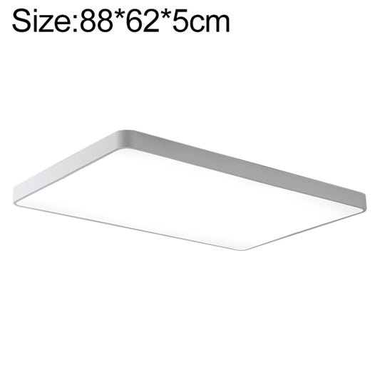 Macaron LED Rectangle Ceiling Lamp, Stepless Dimming, Size:88x62cm(White) - Celling Lights & Chandeliers by buy2fix | Online Shopping UK | buy2fix