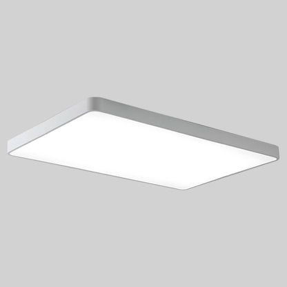 Macaron LED Rectangle Ceiling Lamp, Stepless Dimming, Size:88x62cm(White) by buy2fix