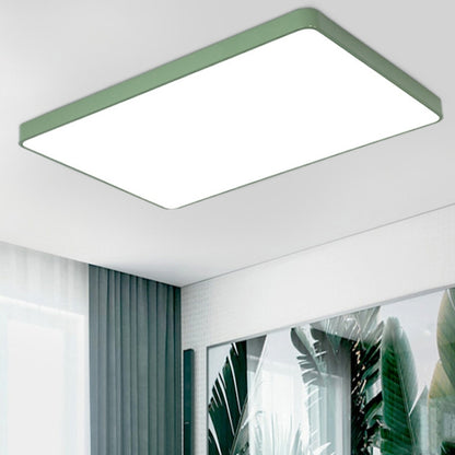 Macaron LED Rectangle Ceiling Lamp, Stepless Dimming, Size:88x62cm(Black) - Celling Lights & Chandeliers by buy2fix | Online Shopping UK | buy2fix
