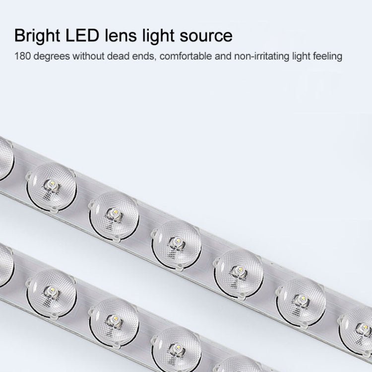 Wood Macaron LED Round Ceiling Lamp, Stepless Dimming, Size:50cm(Gold) by buy2fix