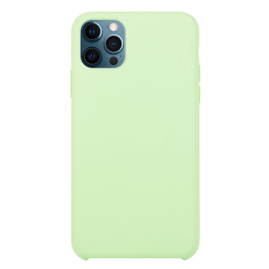 For iPhone 12 / 12 Pro Solid Silicone Phone Case(Mint Green) - iPhone 12 / 12 Pro Cases by buy2fix | Online Shopping UK | buy2fix
