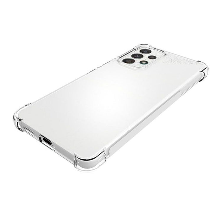 For Samsung Galaxy A53 Shockproof Non-slip Thickening TPU Phone Case(Transparent) by buy2fix