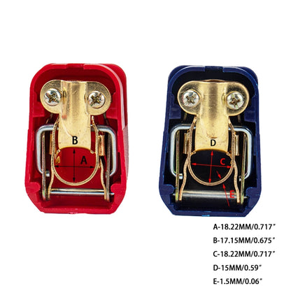 A2897 1 Pair Car Quick-pull Battery Terminal Connectors - Booster Cable & Clip by buy2fix | Online Shopping UK | buy2fix