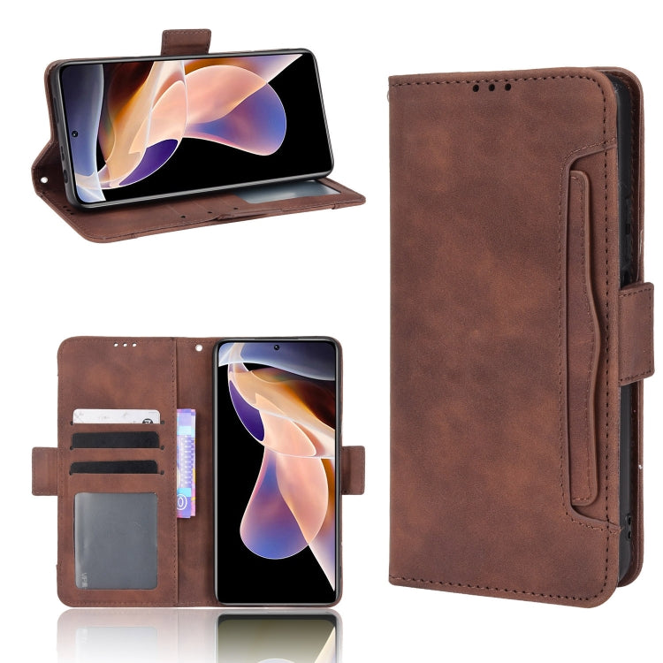 For Xiaomi Redmi Note 11 Pro Skin Feel Calf Pattern Leather Phone Case(Brown) by buy2fix