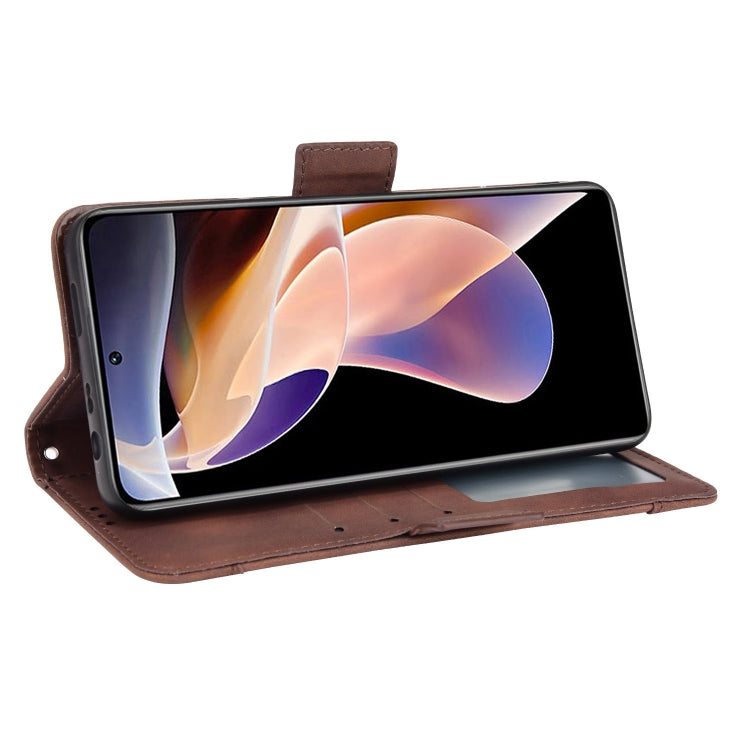 For Xiaomi Redmi Note 11 Pro Skin Feel Calf Pattern Leather Phone Case(Brown) by buy2fix