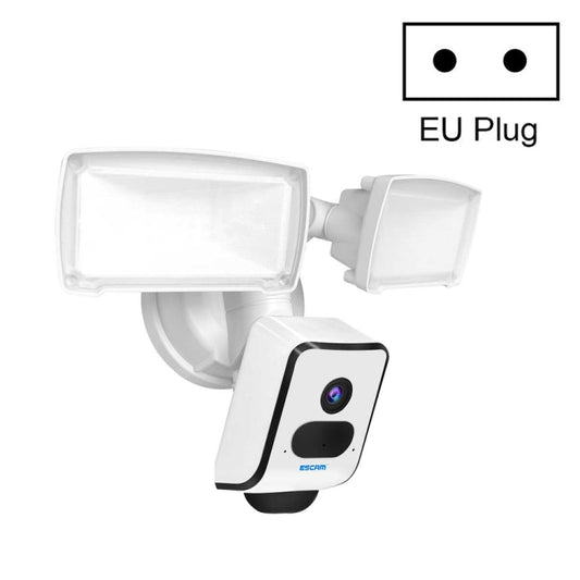 ESCAM QF612 3MP WiFi IP Camera & Floodlight, Support Night Vision / PIR Detection(EU Plug) - Wireless Camera by ESCAM | Online Shopping UK | buy2fix