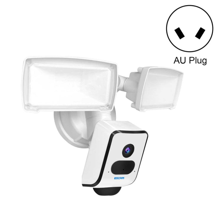 ESCAM QF612 3MP WiFi IP Camera & Floodlight, Support Night Vision / PIR Detection(AU Plug) - Wireless Camera by ESCAM | Online Shopping UK | buy2fix