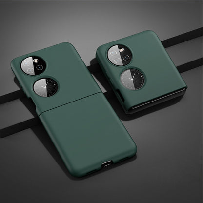 For Huawei P50 Pocket Oil-sprayed Ultra-thin Folding Phone Case(Green) - Huawei Cases by buy2fix | Online Shopping UK | buy2fix