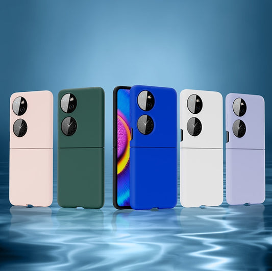 For Huawei P50 Pocket Oil-sprayed Ultra-thin Folding Phone Case(Green) - Huawei Cases by buy2fix | Online Shopping UK | buy2fix