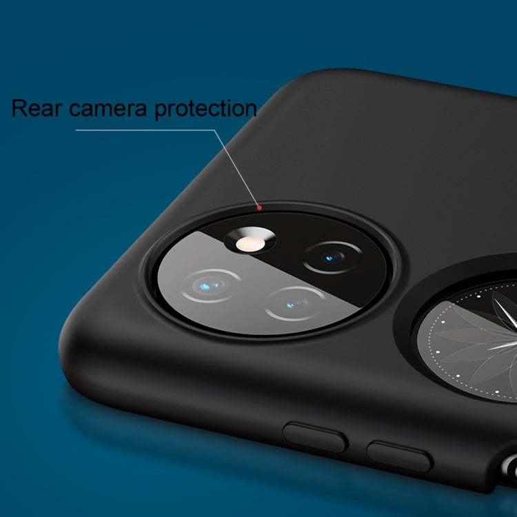 For Huawei P50 Pocket Oil-sprayed Ultra-thin Folding Phone Case(Black) - Huawei Cases by buy2fix | Online Shopping UK | buy2fix