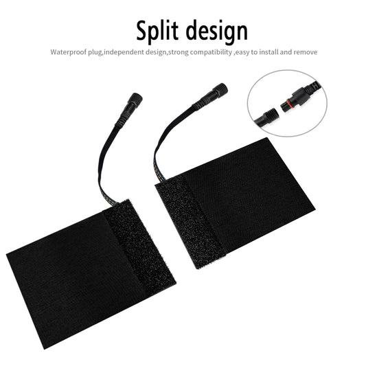 ZH-974D1 3-level Temperature Control Motorcycle Hook and Loop Fastener Intelligent Heated Grip - Grips by buy2fix | Online Shopping UK | buy2fix