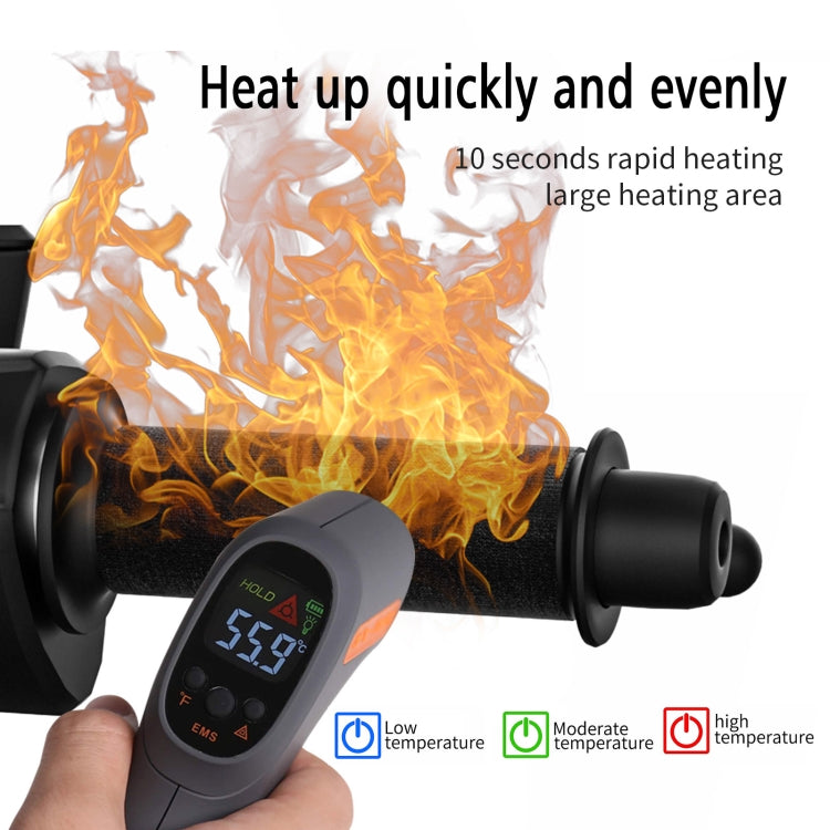 ZH-974D1 3-level Temperature Control Motorcycle Hook and Loop Fastener Intelligent Heated Grip - Grips by buy2fix | Online Shopping UK | buy2fix