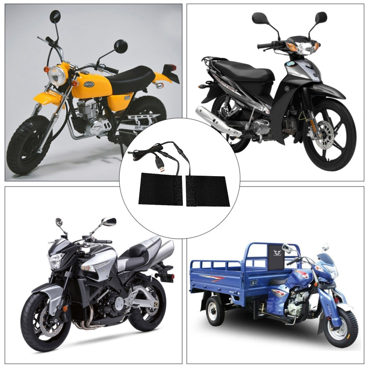 ZH-974D1 3-level Temperature Control Motorcycle Hook and Loop Fastener Intelligent Heated Grip - Grips by buy2fix | Online Shopping UK | buy2fix