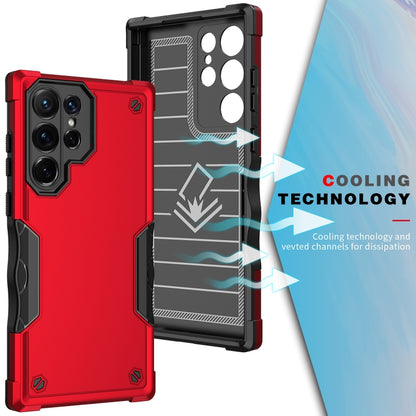 For Samsung Galaxy S22 Ultra 5G Non-slip Armor Phone Case(Black) - Galaxy S22 Ultra 5G Cases by buy2fix | Online Shopping UK | buy2fix