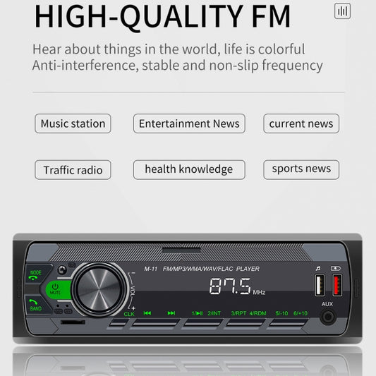 M11 Car Bluetooth MP3 Player Support Mobile Phone Interconnection / FM / TF Card - Car MP3 & MP4 & MP5 by buy2fix | Online Shopping UK | buy2fix