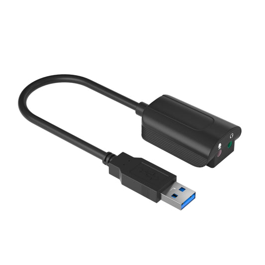 V219A 7.1 Channel Audio Conversion USB External Sound Card(Black) - USB Sound by buy2fix | Online Shopping UK | buy2fix