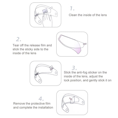 Visor Anti-fog PC Shield Helmet Lens Film(26.5 x 8.0cm) - Others by buy2fix | Online Shopping UK | buy2fix