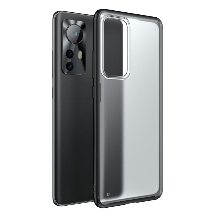 For Xiaomi 12 Pro Four-corner Shockproof TPU + PC Phone Case(Black) by buy2fix