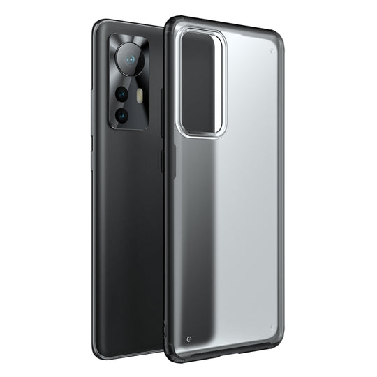 For Xiaomi 12 Pro Four-corner Shockproof TPU + PC Phone Case(Black)