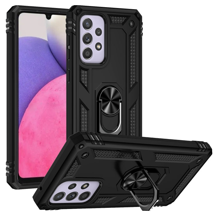 For Samsung Galaxy A33 5G Shockproof TPU + PC Phone Case(Black) - Galaxy Phone Cases by buy2fix | Online Shopping UK | buy2fix