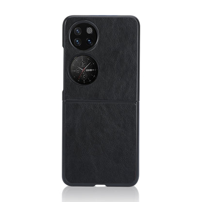 For Huawei P50 Pocket Lychee Texture Folding Phone Case(Black) - Huawei Cases by buy2fix | Online Shopping UK | buy2fix