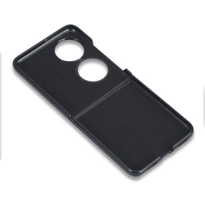 For Huawei P50 Pocket Lychee Texture Folding Phone Case(Black) - Huawei Cases by buy2fix | Online Shopping UK | buy2fix