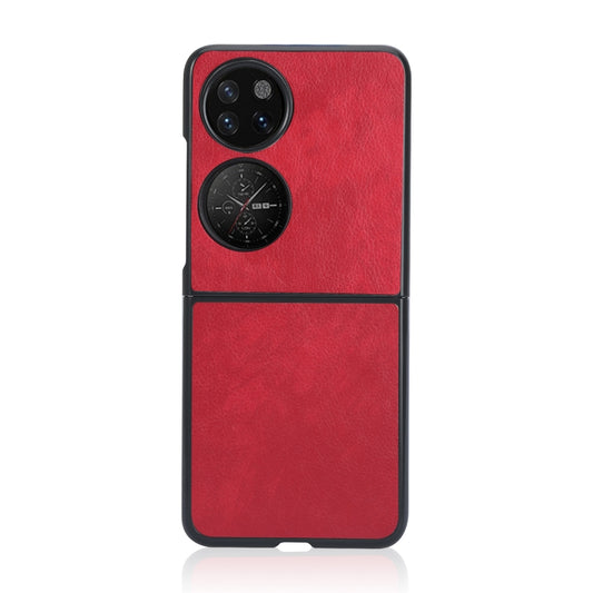 For Huawei P50 Pocket Lychee Texture Folding Phone Case(Red) - Huawei Cases by buy2fix | Online Shopping UK | buy2fix