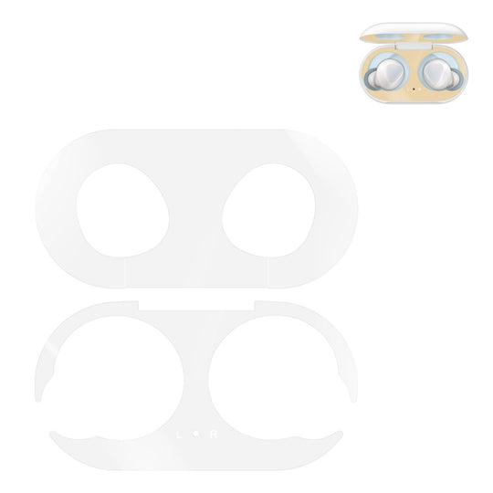 Autocollant de protection en métal pour écouteurs Bluetooth sans fil Galaxy Buds (blanc)
