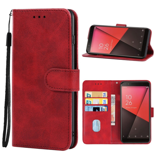 Leather Phone Case For Vodafone Smart N9(Red) - More Brand by buy2fix | Online Shopping UK | buy2fix