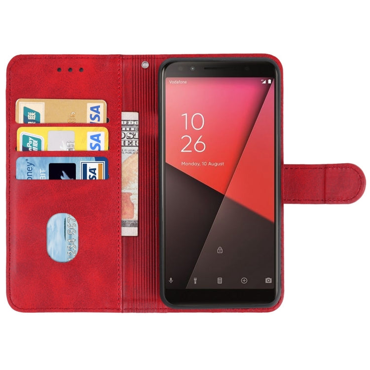 Leather Phone Case For Vodafone Smart N9(Red) - More Brand by buy2fix | Online Shopping UK | buy2fix