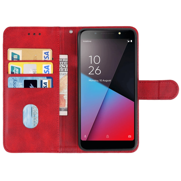 Leather Phone Case For Vodafone Smart N9 Lite(Red) - More Brand by buy2fix | Online Shopping UK | buy2fix