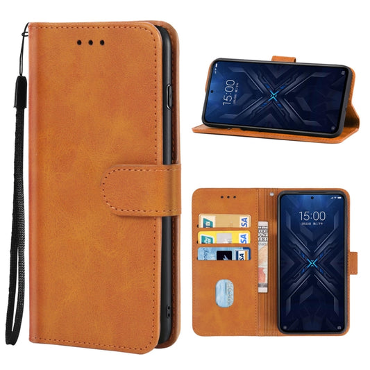 Leather Phone Case For Xiaomi Black Shark 4 / 4 Pro(Brown) - Xiaomi Cases by buy2fix | Online Shopping UK | buy2fix