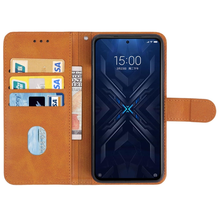 Leather Phone Case For Xiaomi Black Shark 4 / 4 Pro(Brown) - Xiaomi Cases by buy2fix | Online Shopping UK | buy2fix