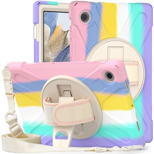 For Samsung Galaxy Tab A8 10.5 2021 Silicone + PC Tablet Case(Colorful Pink) - Other Galaxy Tab PC by buy2fix | Online Shopping UK | buy2fix