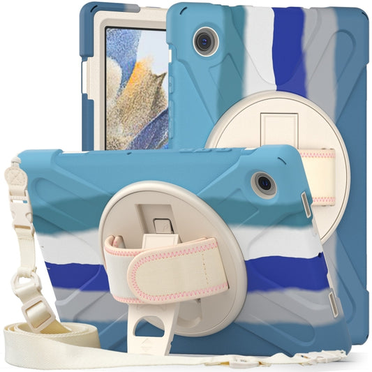 For Samsung Galaxy Tab A8 10.5 2021 Silicone + PC Tablet Case(Colorful Blue) - Other Galaxy Tab PC by buy2fix | Online Shopping UK | buy2fix
