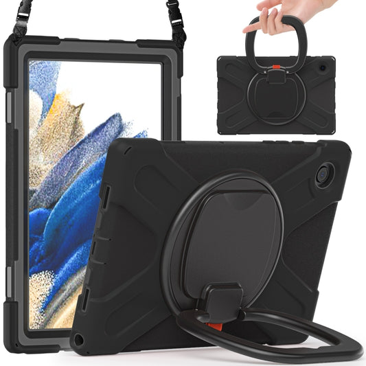 For Samsung Galaxy Tab A8 10.5 2021 Silicone + PC Tablet Case(Black + Black) - Other Galaxy Tab PC by buy2fix | Online Shopping UK | buy2fix