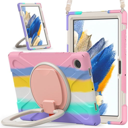 For Samsung Galaxy Tab A8 10.5 2021 Silicone + PC Tablet Case(Colorful Pink) - Other Galaxy Tab PC by buy2fix | Online Shopping UK | buy2fix