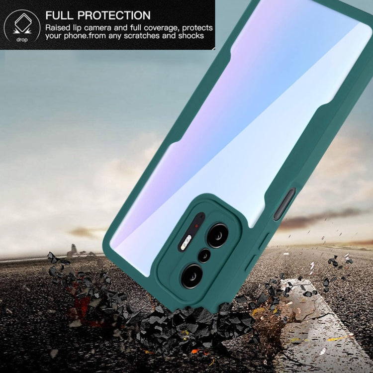 For Xiaomi Mi 11T / 11T Pro Acrylic + TPU 360 Degrees Full Coverage Shockproof Phone Case(Pink) - Xiaomi Cases by buy2fix | Online Shopping UK | buy2fix