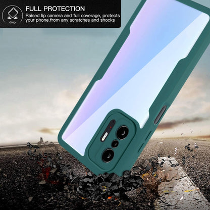 For Xiaomi Mi 11T / 11T Pro Acrylic + TPU 360 Degrees Full Coverage Shockproof Phone Case(Pink) - Xiaomi Cases by buy2fix | Online Shopping UK | buy2fix