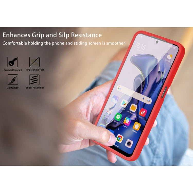 For Xiaomi Mi 11T / 11T Pro Acrylic + TPU 360 Degrees Full Coverage Shockproof Phone Case(Pink) - Xiaomi Cases by buy2fix | Online Shopping UK | buy2fix