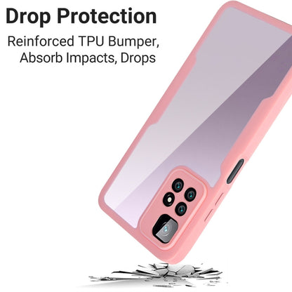 For Xiaomi Redmi Note 11 Pro / Note 11 Pro+ Acrylic + TPU 360 Degrees Full Coverage Shockproof Phone Case(Black) by buy2fix
